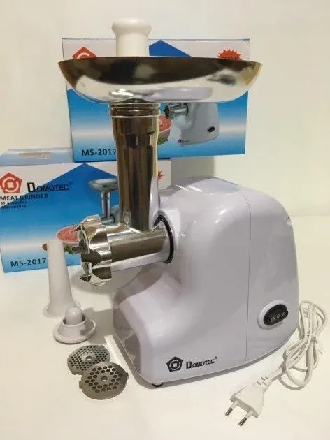 М’ясорубка DOMOTEC MS-2017 W/R 2500Вт з реверсом, насадками для кеббе і ковбас + кухонні ваги DOMOTEC MS-400 10кг Одеса - фото 9