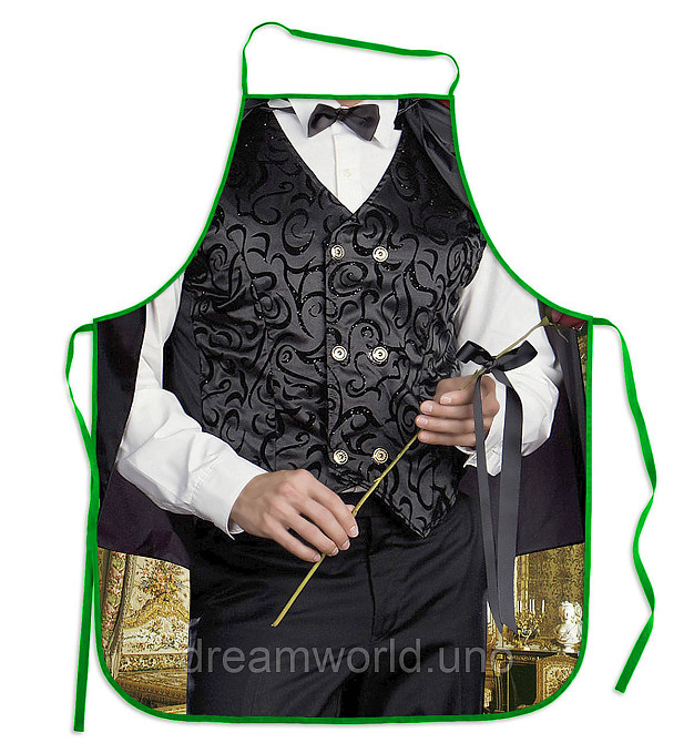 Прикольные фартуки Джентельмен с розой Харьков - изображение 1