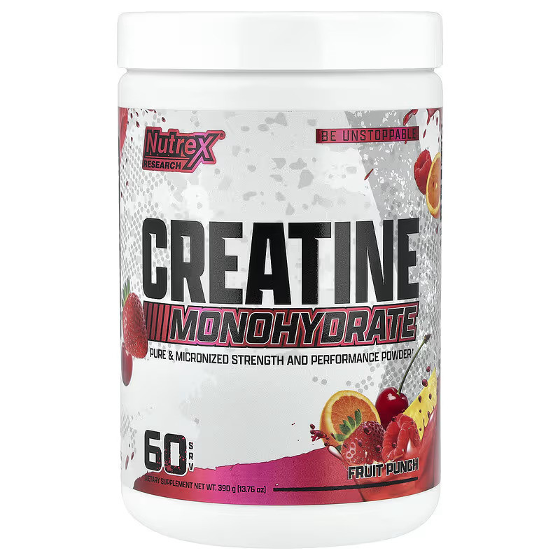 Креатин моногідрат Nutrex Creatine Monohydrate 390 г, Fruit Punch Луцьк - фото 1