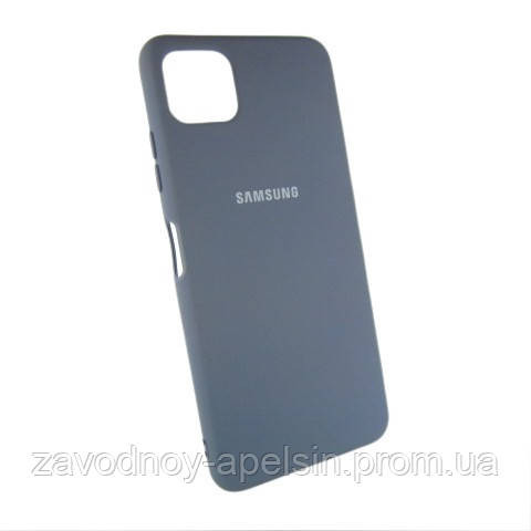 Samsung A22 5G A226 Чохол силіконовий Мікрофібра (сірий) Одеса - фото 1