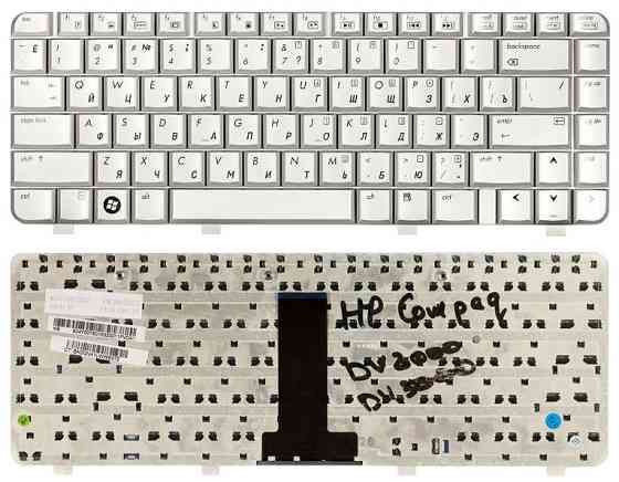 Клавиатура для ноутбука HP Pavilion (DV2000) Silver, RU/EN Вінниця