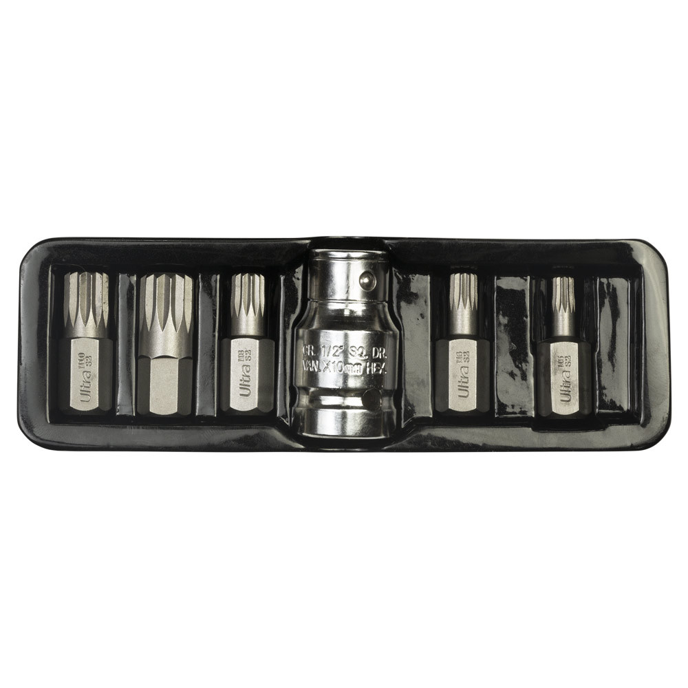 Ultra Набор бит Spline 10мм 6шт S2 (пласт кейс) ULTRA (4016982) Київ - фото 8