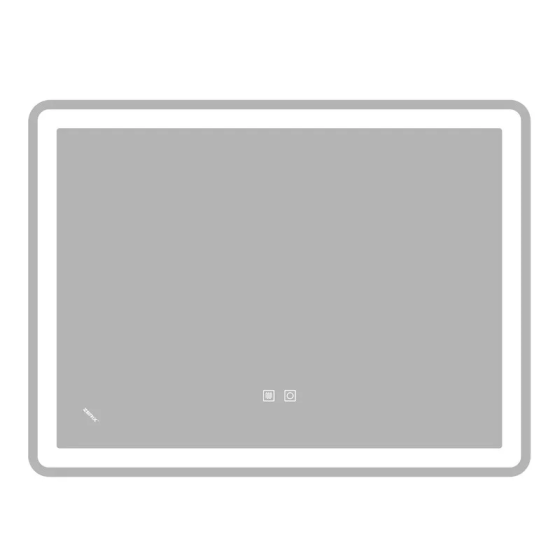 Зеркало Zerix Mirra MR05-70x50-REVERSE с LED Touch, Anti-fog, диммером, регулятором яркости (ZX6055) Киев