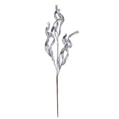 Декоративная ветвь YES! Fun Спирали 69 см, серебро, глиттер (973874) Винница