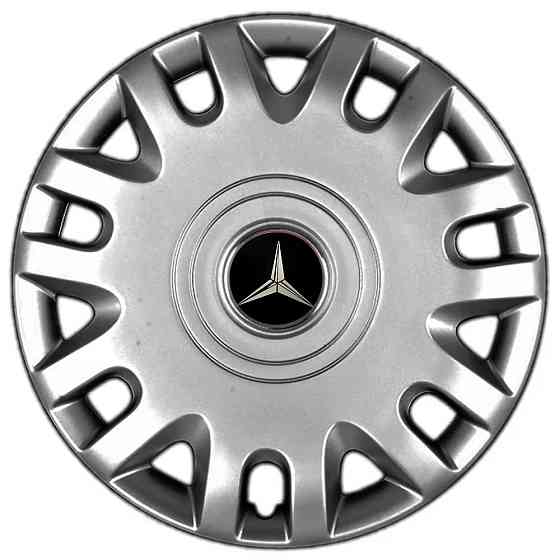 Автомобильные модельные колпаки R15 Mercedes-Benz 333 4шт, SJS, серебряные Киев