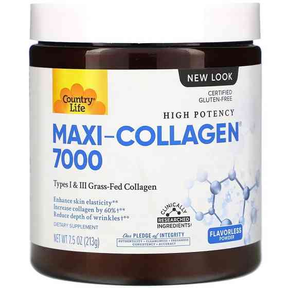 Колаген максі з вітаміном А та С плюс біотин (Maxi-Collagen C and A plus Biotin) 213 г Київ