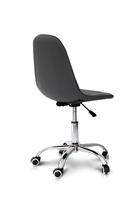 Стілець офісний Марсель, шкірзам сірий Киев - изображение 3