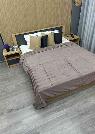 Плед-покривало 200х230 см (+-5см) Сірий (87-245) Київ