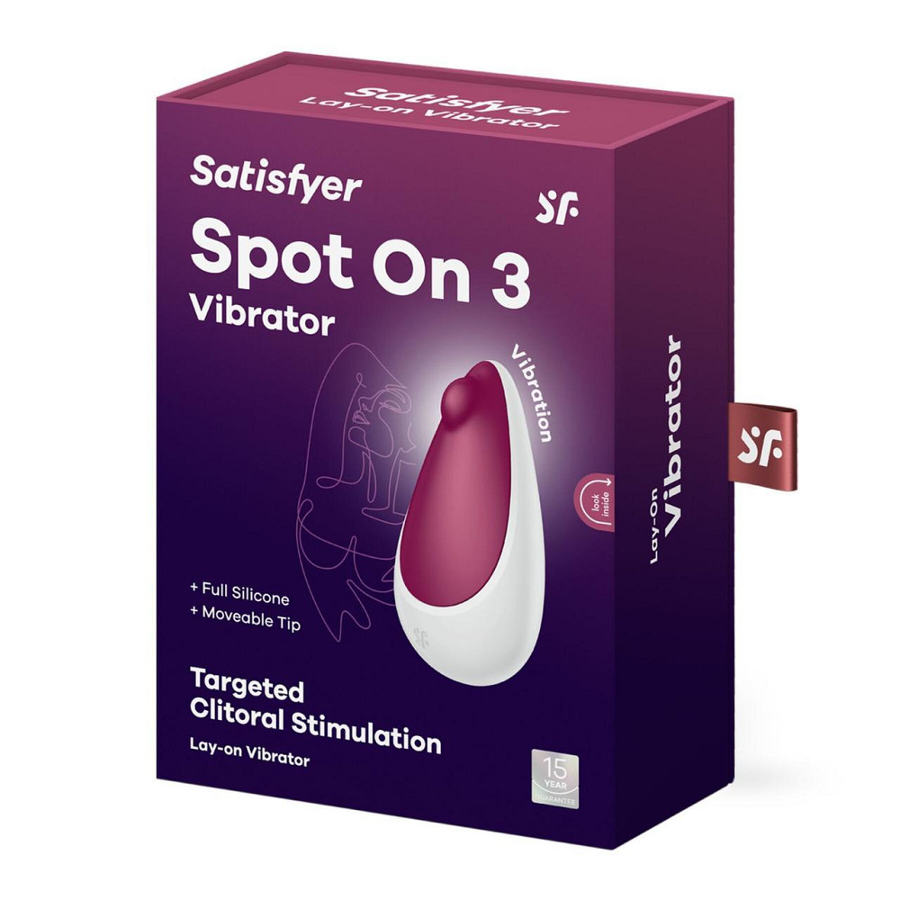 Вібратор Satisfyer Spot On 3 Berry, компактний та потужний, 12 режимів Sex Aura Київ - фото 5