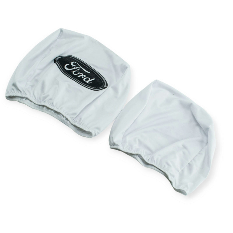 Чехлы подголовники белые (2 шт) ford на Мукачево - изображение 1