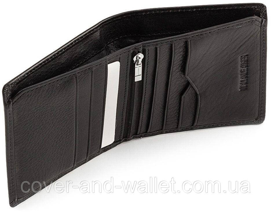 Маленький кожаный мужской кошелек вертикального типа ST B MS-33 Киев - изображение 2