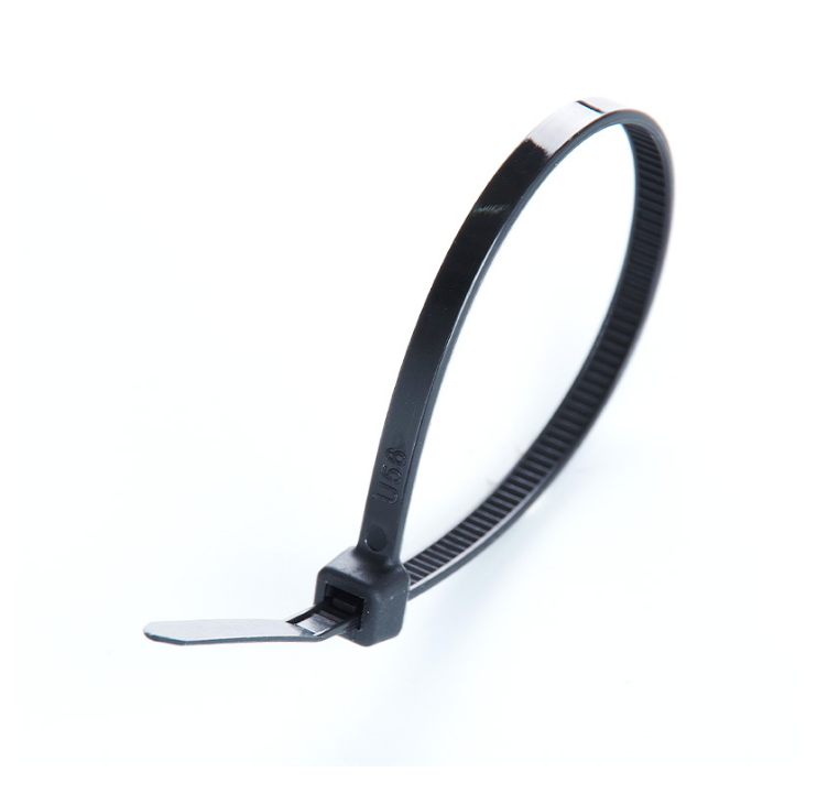 Хомут пластиковий 5,0*450мм чорний 100шт/уп APRO Житомир - изображение 2