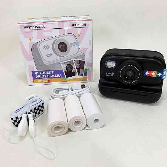 Детская камера с возможностью печати, Детский фотоаппарат моментальной печати с принтером XR-87 Львов