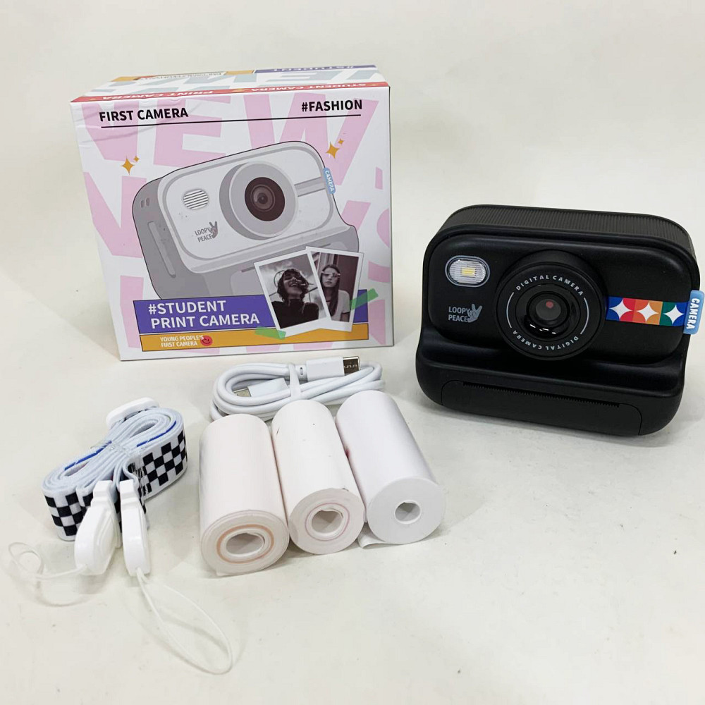 Дитячий фотоапарат з можливістю друку фото, Камера для дітей з миттєвим друком фото GM-47 Львів - фото 3