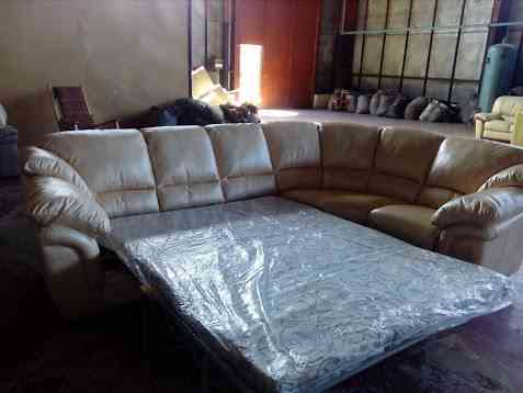 Диван кутовий шкіряний (кожаный) розкладний модель 304 A OLGA SECTIONAL Ужгород