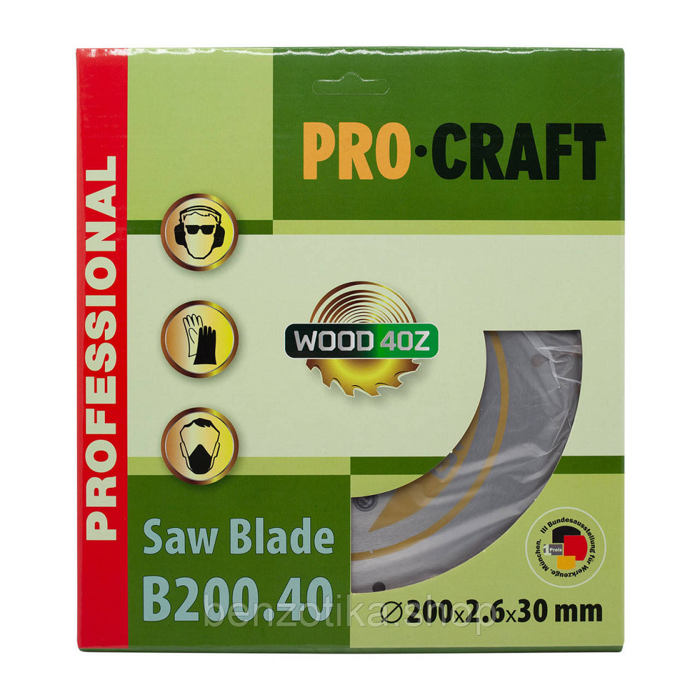 Пиляльний диск Procraft B200.40 40T (по дереву) Київ - фото 1