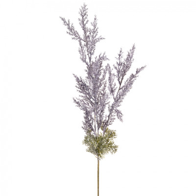 Декоративна гілка YES! Fun Розлога Лилова Засніжена 98 см (974902) Вінниця - фото 1