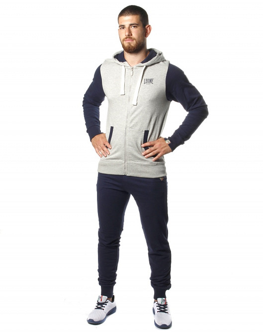 Спортивний костюм Leone Fleece Grey/Blue M Кам'янське - фото 1