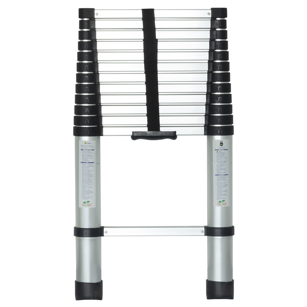 Драбина телескопічна 13 щаблів 3.8м FLORA (5033634) Київ - фото 4