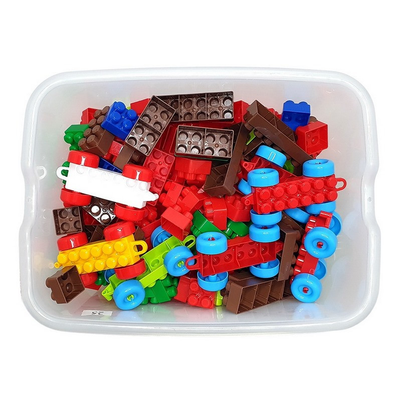 Детский блочный конструктор 013999/04 в пластиковом боксе, 303 детали Винница - изображение 4