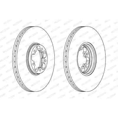 Тормозной диск FERODO DDF1112 Винница