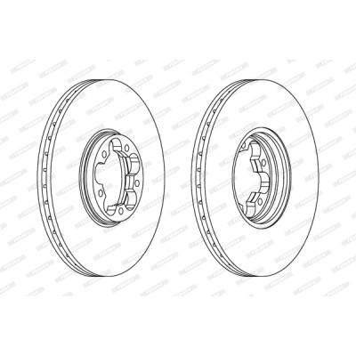 Тормозной диск FERODO DDF1112 Винница - изображение 1