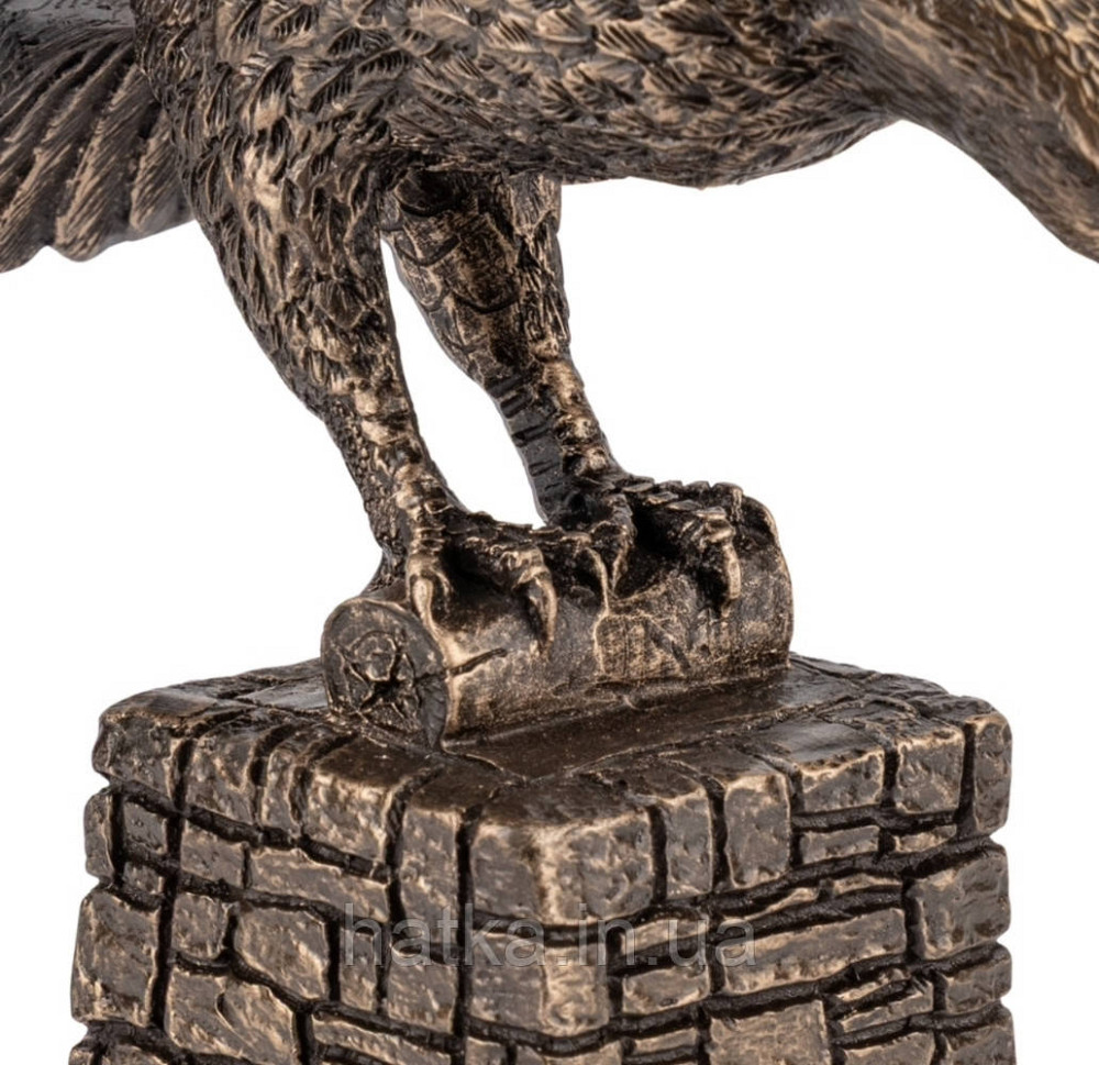 Статуэтка Veronese Орел на башне 28 см полистоун с бронзовым покрытием 08147A1 Киев - изображение 4