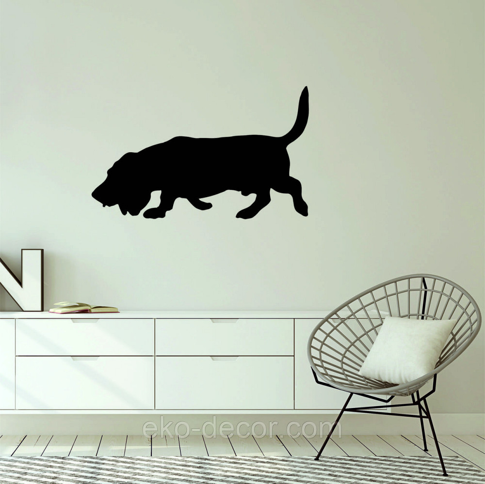 Декоративное настенное Панно «Бигль», Декор на стену 110*67 см, Черный Киев - изображение 5