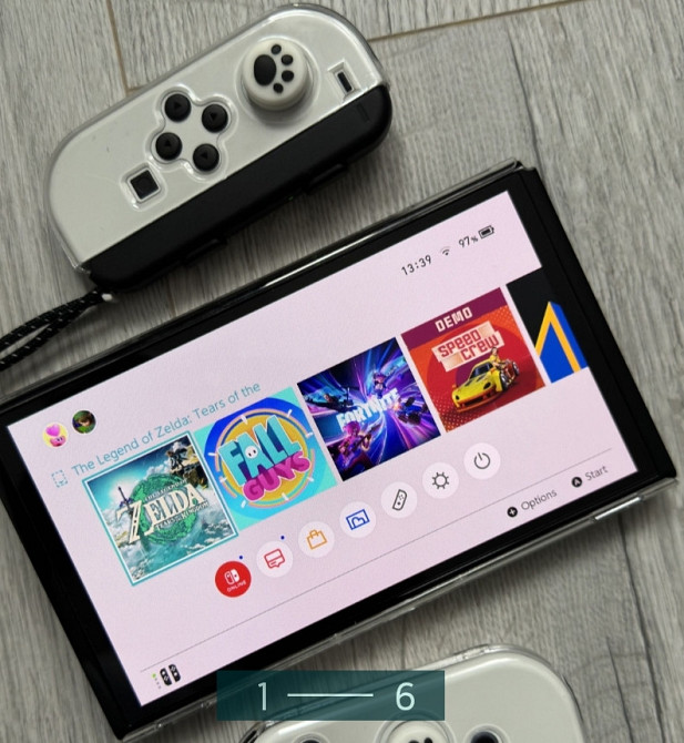 Приставка: Nintendo Switch OLED , Белый+ Чехол + Кейс , Гарантия! Харьков - изображение 1