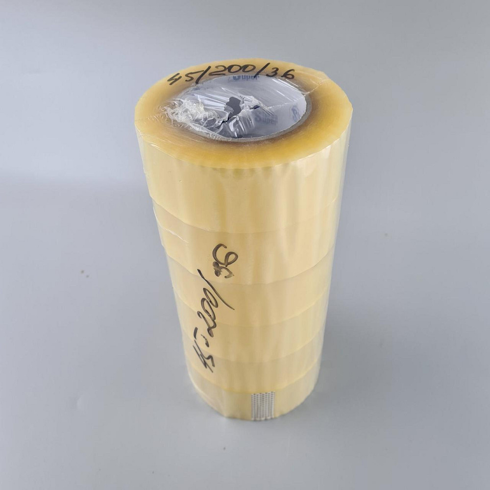 Скотч упаковочный прозрачный 36мк 45мм 200метров 