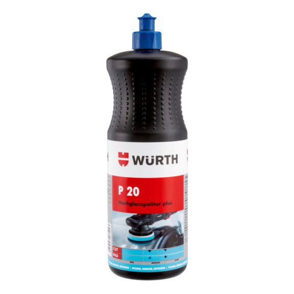 Полироль глянцевая Wurth умеренно абразивная P20 Plus 1кг Львов - изображение 1