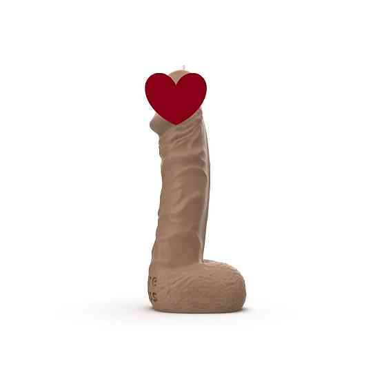 Свеча в виде члена Pure Bliss BIG Brown 18 см Sex Aura Киев