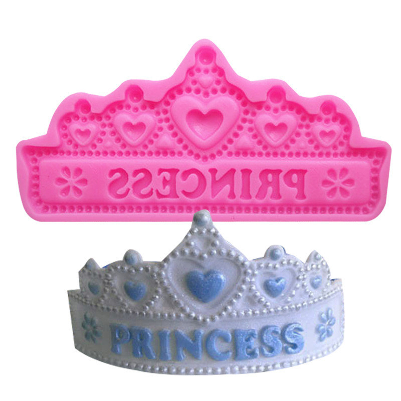 Молд силіконовий Корона 130 на 65 мм рожевий Київ - фото 7