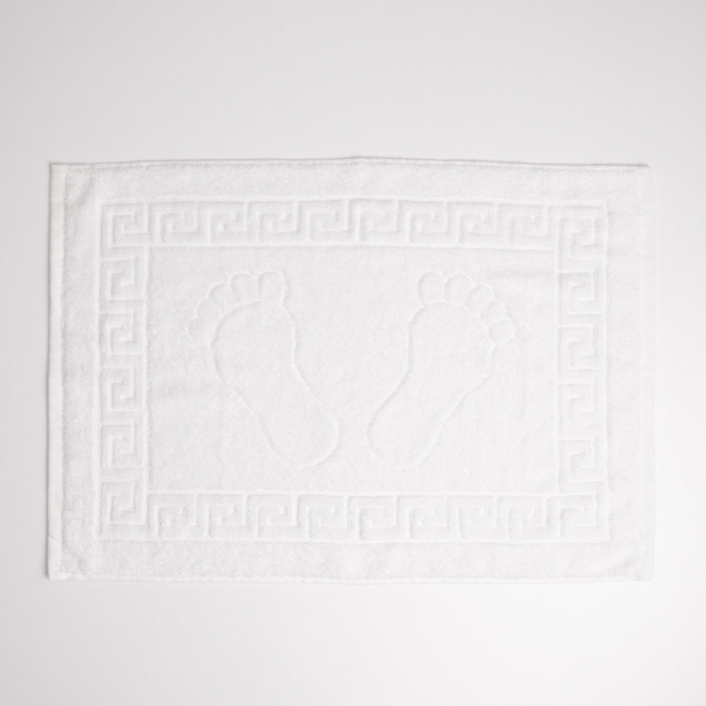 Махровий рушник для ніг GM Textile 50х70см 700г/м2 (Білий) Суми - фото 3