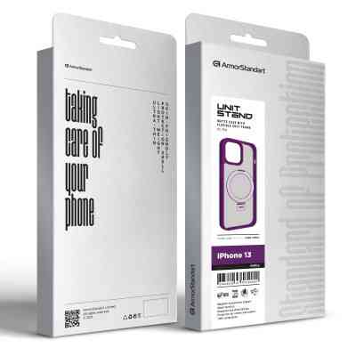 Чохол до мобільного телефона Armorstandart Unit Stand Apple iPhone 13 Purple (ARM74894) Вінниця