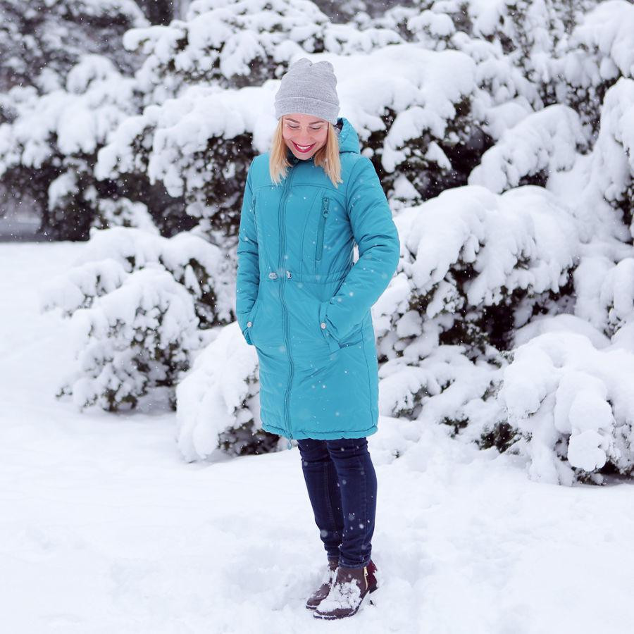 Зимняя куртка для беременных 2 в 1-бирюза(розмір XS) Киев - изображение 1