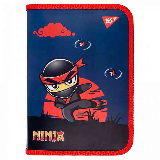 Папка для зошитів на блискавці В5 "Yes" Ninja пластик, 492154, шт Київ