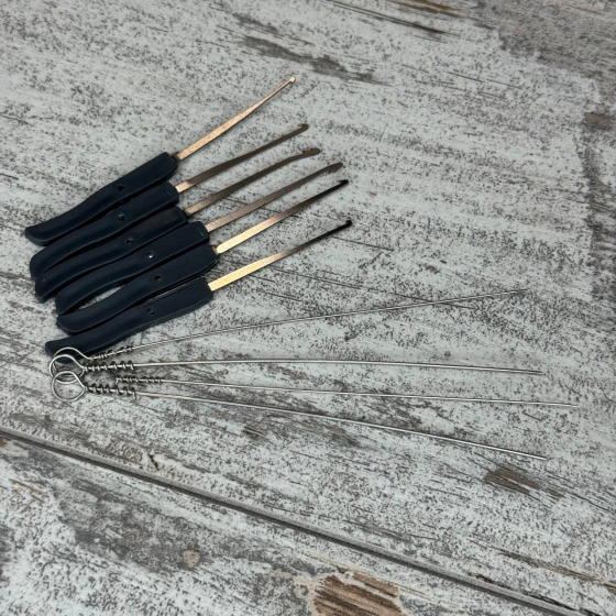 Прозорий замок для практики, тренувальний набір слюсаря з прозорим корпусом Київ