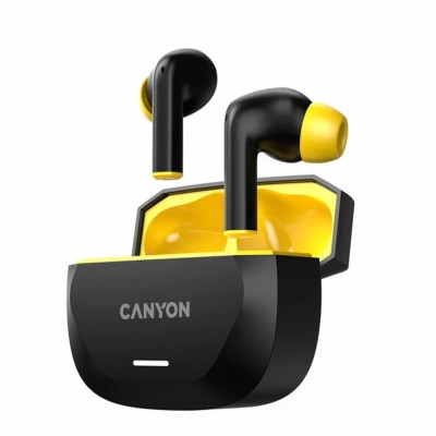 Навушники Canyon Hexagon 7 TWS ANC+ENC Wireless Charge Black/Yellow (CNS-TWS7BY) Вінниця - фото 5