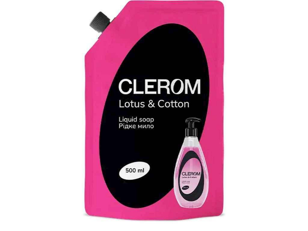 Мыло жидкое 500мл дой-пак Lotus and Cotton ТМ CLEROM Киев - изображение 1