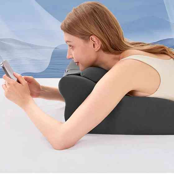 Подушка ергономічна для підтримки тіла Розслаблення Relax Pillow (Чорний) Київ