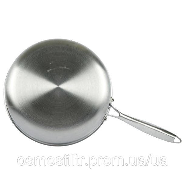 Сковорода Axentia Briliant 24 см с сотовым керамическим покрытием нерж сталь (135989) Киев - изображение 3