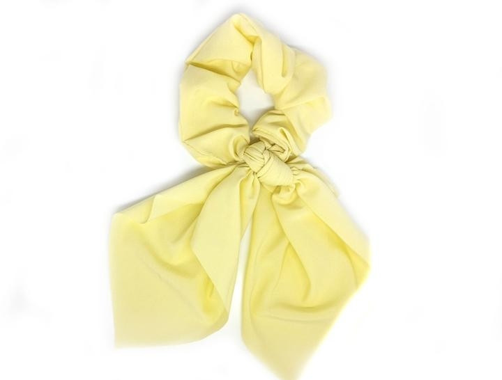 Бант Твіллі на гумці жовтий Київ - фото 1