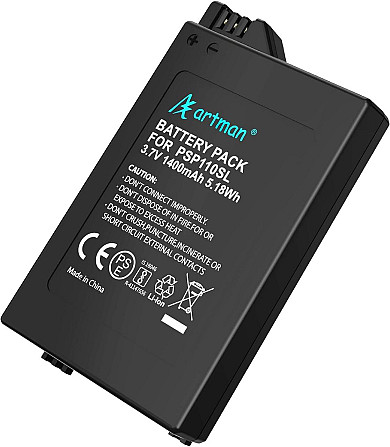 Б/У Акумулятор Artman PSP110SL для Sony PSP Slim & Lite (PSP-2000/PSP-2004)/PSP Brite (PSP-3000/PSP- Дніпро - фото 1