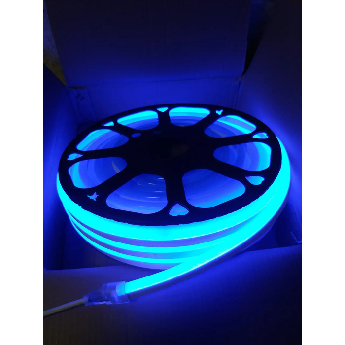 Лента силиконовая LED NEON 5M Blue 12V-220V 0740 Одесса - изображение 3