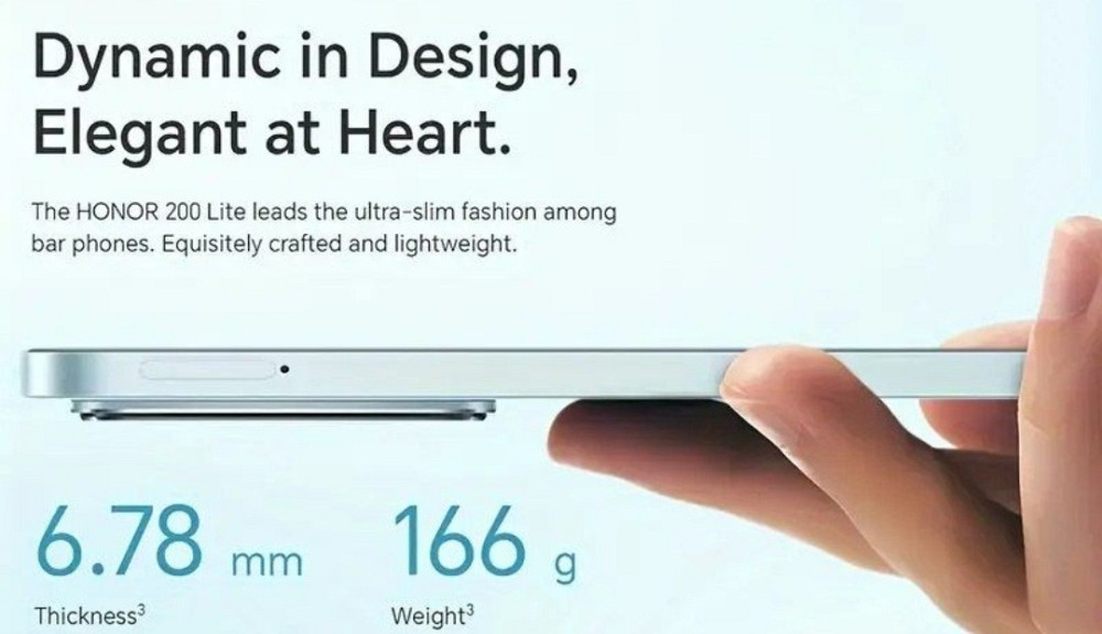 Смартфон HONOR 200 Lite 12/256Gb. 5G Global Version. Киев - изображение 1