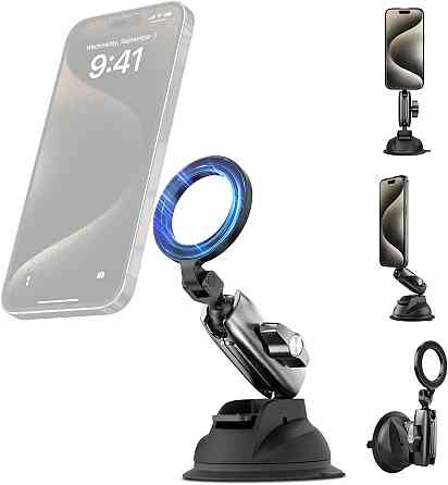 Присоска для телефону в авто MagSafe магнітна Telesin P3-SUS-02 Київ