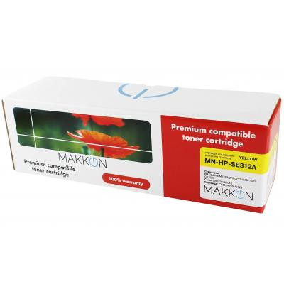 Картридж Makkon HP CLJP СE312A (126A) Canon 729 1k yellow (MN-HP-SE312A) Винница - изображение 1