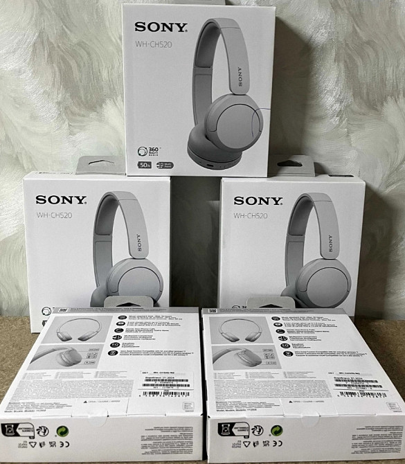 Наушники с Микрофоном: Sony WH-CH520 White ( WHCH520W.CE7) Харків - фото 1