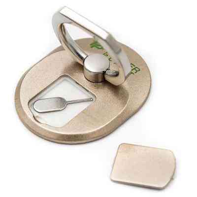 Держатель для смартфонов PowerPlant с кольцом, желтый (CA910335) Винница